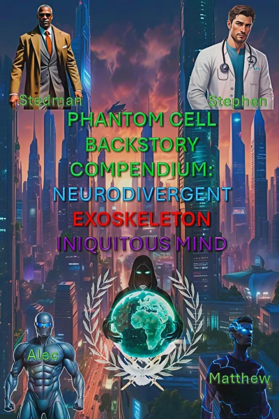 Phantom Cell Backstory Compendium: Get Neurodivergent – Exoskeleton – Iniquitous Mind: Dystopian, Science Fiction, Techno-Thriller that delivers what it promises.