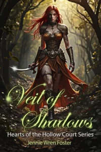 Veil of Shadows: Her bloodline is a secret. His loyalty is cracking. And in the shadows of the Hollow Court, nothing is what it seems. (Hearts of the Hollow Court Book 3)